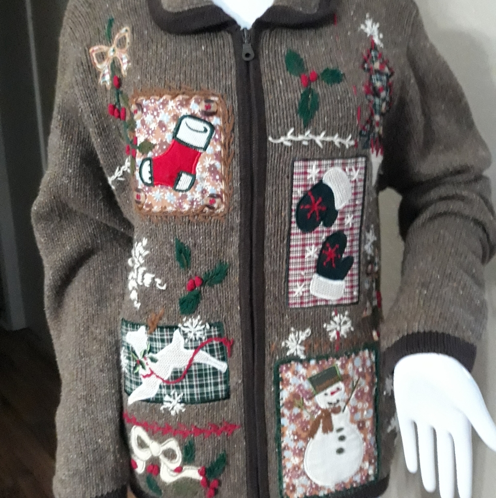 🎄Vintage Not so ugly Christmas cardigan🎄